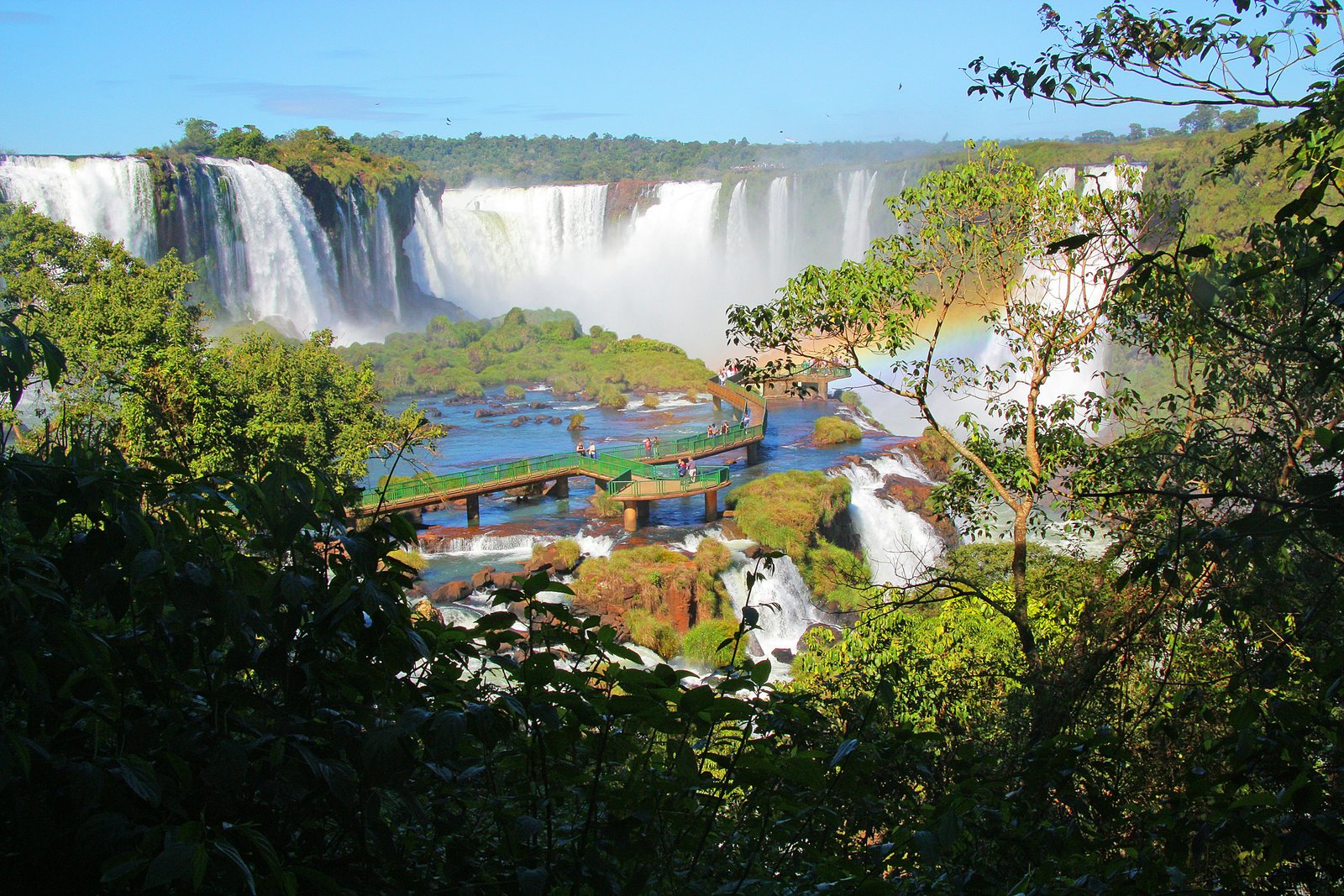 Chutes d'Iguazu Brésil vue panoramique